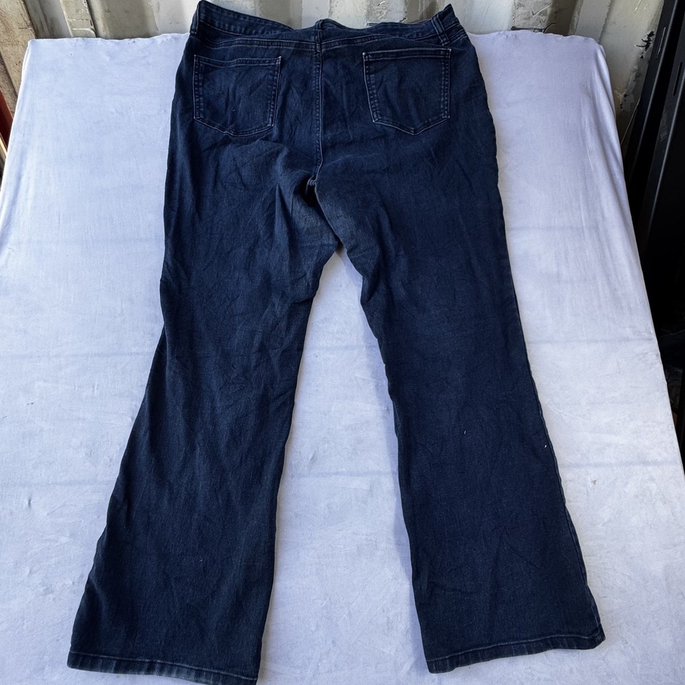 Style & Co. Bootcut Leg Jeans Womens 18W Blue Denim Stretch Streetwear Outdoor